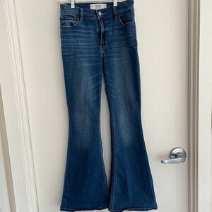 Women's High-Rise Normal Wash Flare Jeans